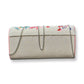 Dupion Handbag with Multicolored Beaded Embroidery by David Jeffery