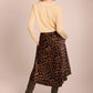 Anarchy Skirt by Traffic People in Black and Brown Leopard