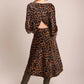 Anarchy Skirt by Traffic People in Black and Brown Leopard