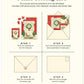 Merry Christmas Home Puzzle Greeting Card by Cavallini Papers & Co