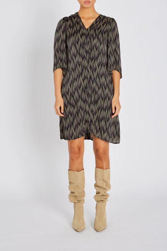 Peony Majlys Dress by Bruun's Bazaar in Graphic Artwork