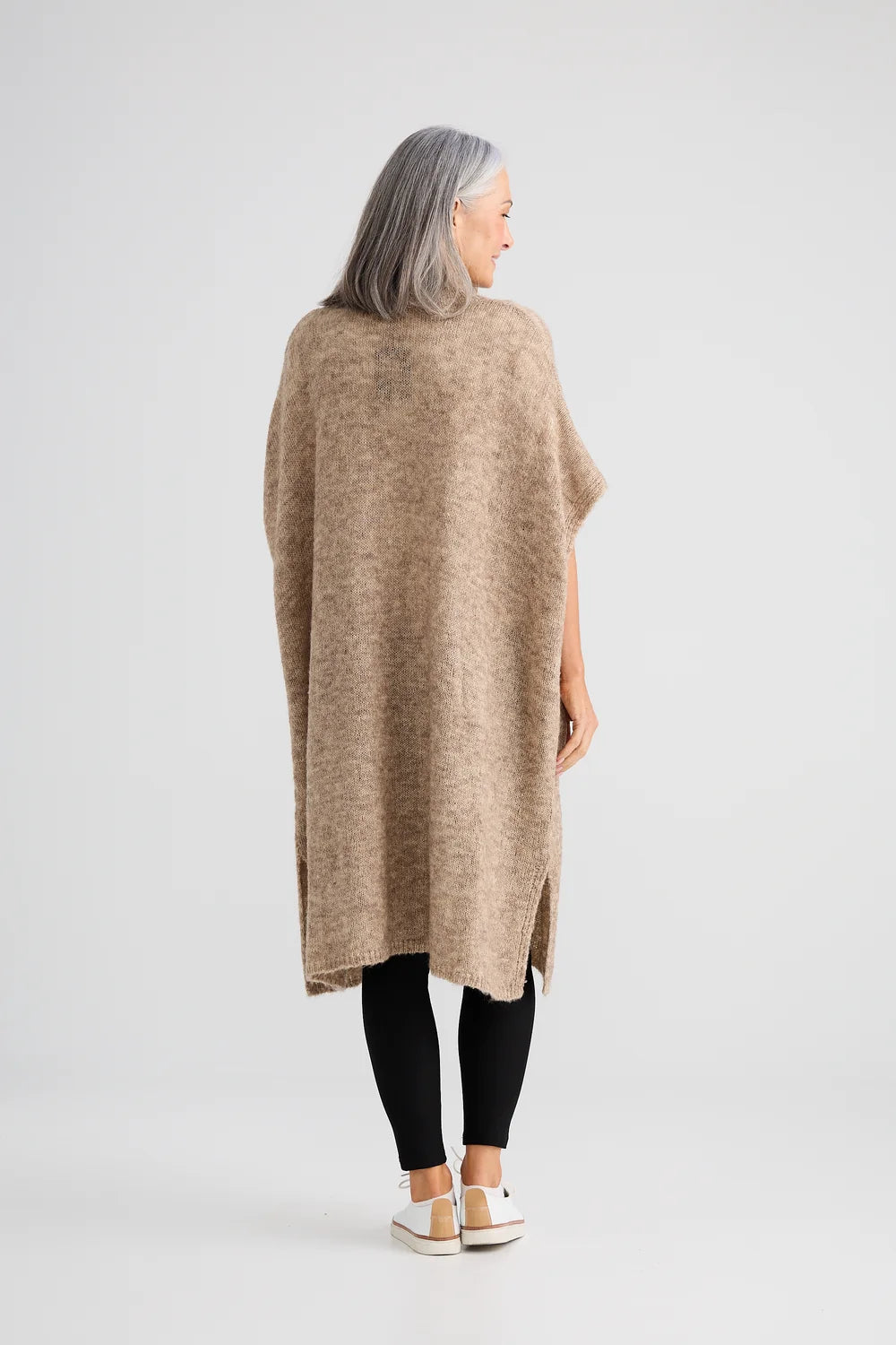 Phoenix Knit Cardi by Brave & True in Oat Marle