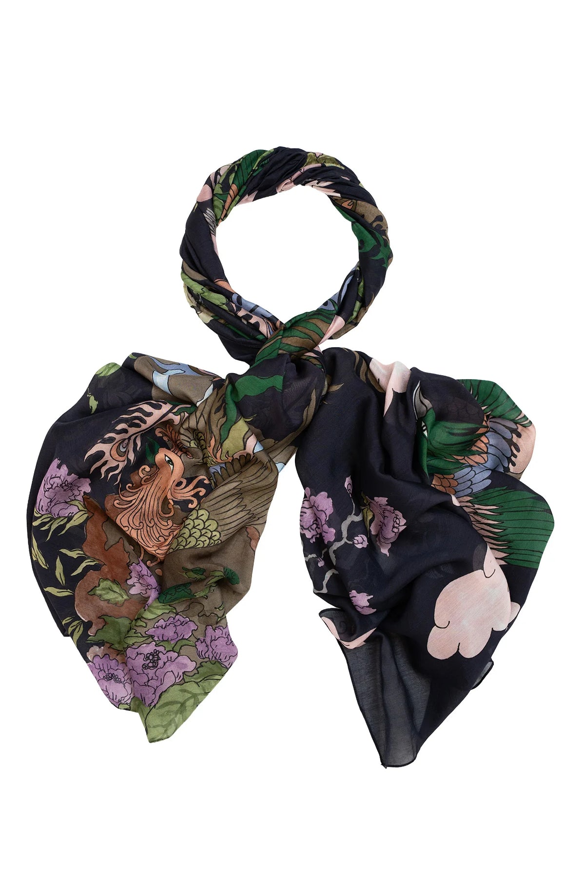 Scarf by One Hundred Stars in Phoenix Black