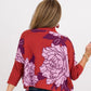 Peony Aja Sweater by Kerisma in Lunar Red