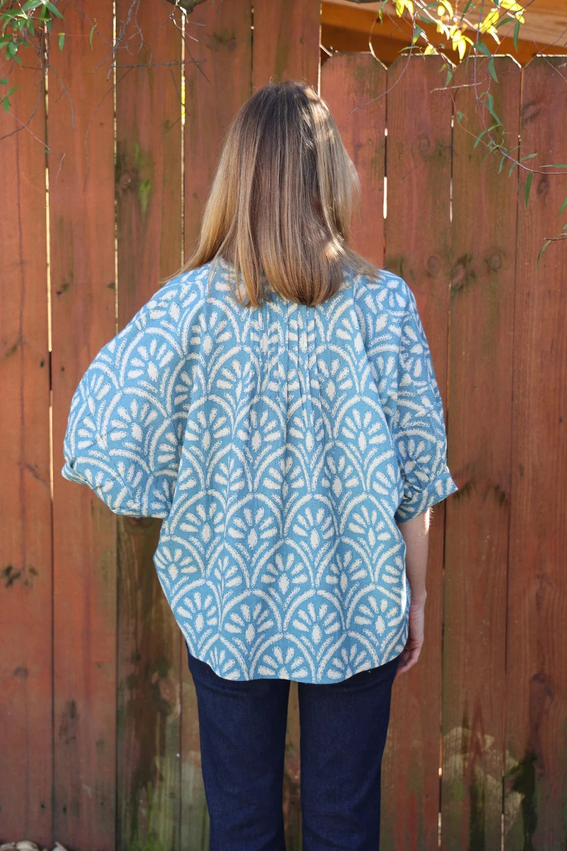 Poppy Blouse by Ex Voto in Citadel Blue