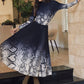 Akira Snakeskin Skirt by Wild Cosmos in Ink Mix
