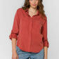 Riley Top by Velvet Heart in Burnt Brick