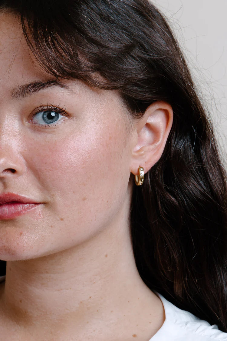 Regina Hoop Earring by Vincent Jewelry in Gold