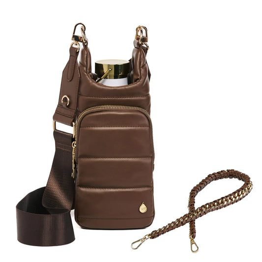 Hydrobag Vegan Leather Bag by WanderFull in Brown Mocha