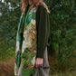 Scarf by One Hundred Stars in Rhodoleia Green