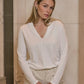 Cleo V-Neck Tee by Rino & Pelle in Snow White