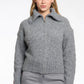 Boi Cardigan Zipper Jacket by Rino & Pelle in Grey