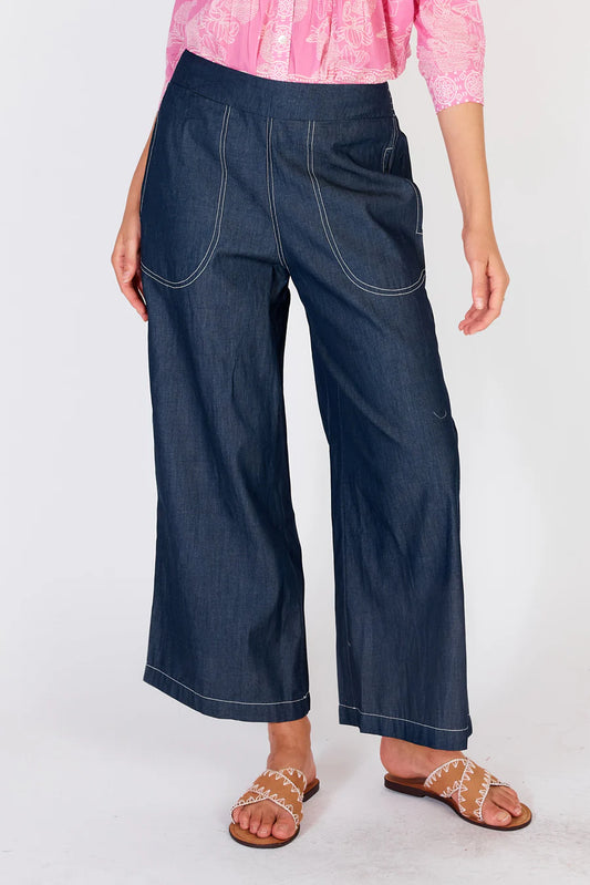 Pula Pant by Ruby Yaya in Denim