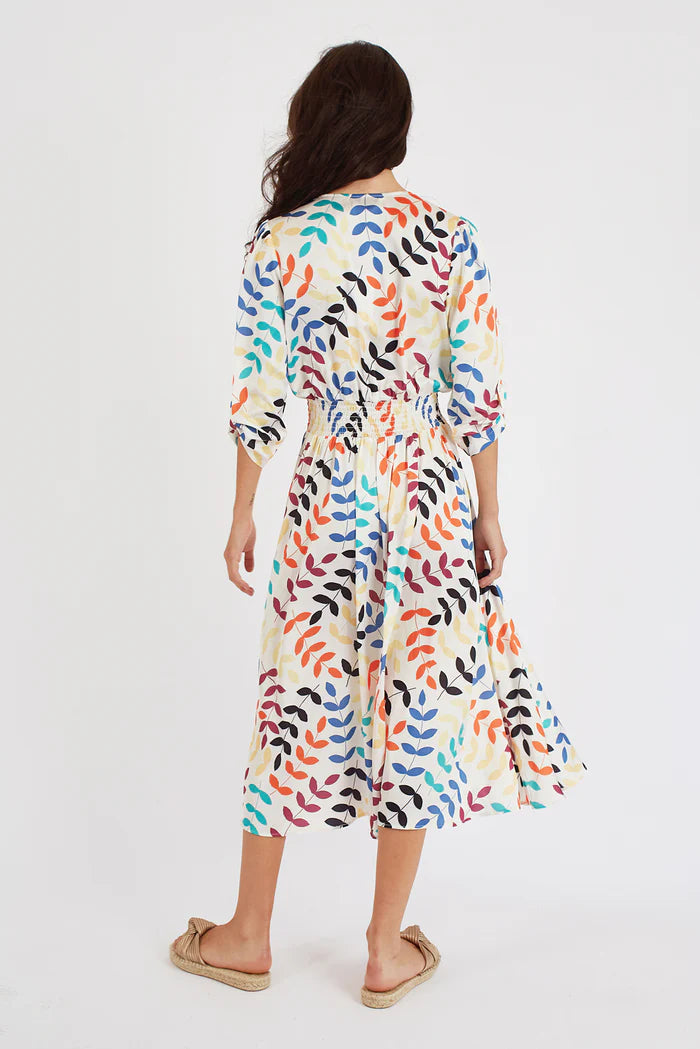 Sargasso Sea Maia Dress by Traffic People in Cream