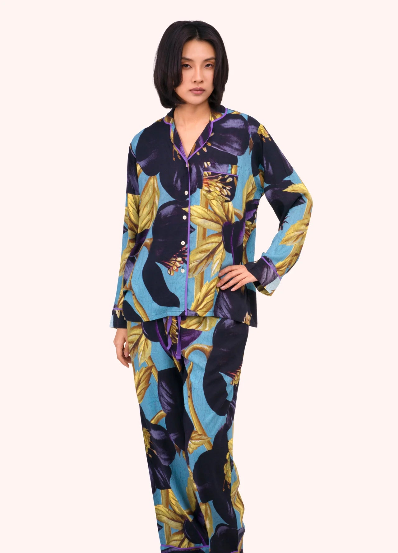 Long Pajamas by Powder Design in Hellebore
