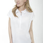 Cap Sleeve Shirt by InCashmere in White