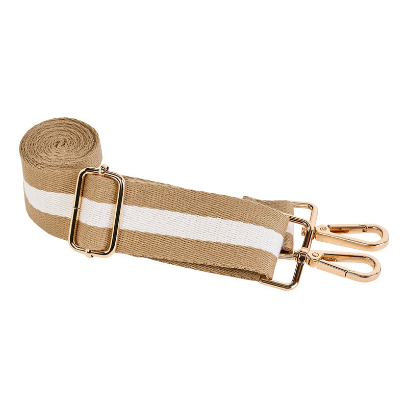 Hydrobag by Wanderfull in Khaki w/Striped Strap
