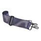 Glossy Hydrobag by WanderFull in Pewter with Solid Strap