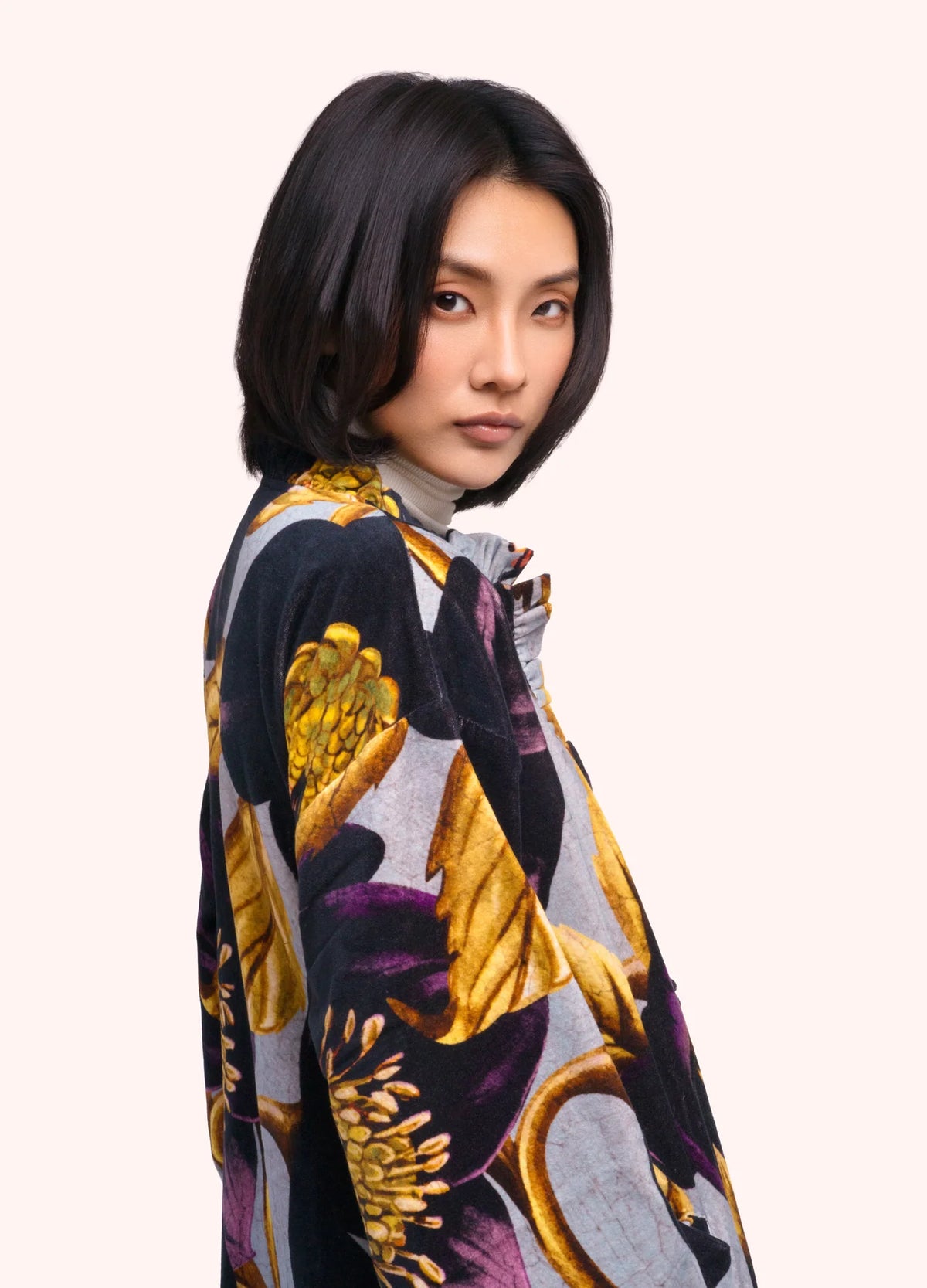Velvet Jacket by Powder Design in Hellebore