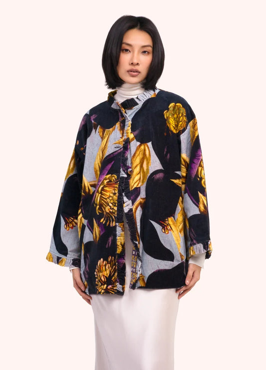 Velvet Jacket by Powder Design in Hellebore