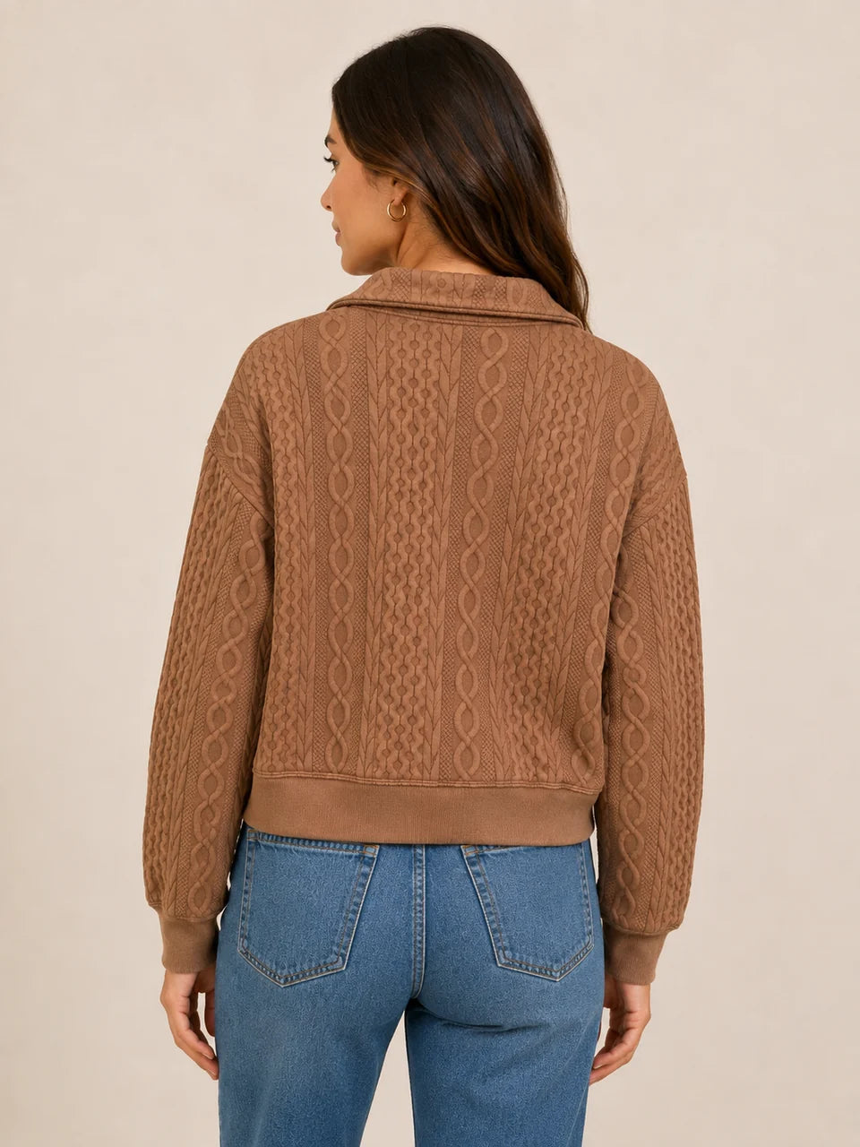 Halley Relaxed Popover by Sanctuary in Cocoa Powder
