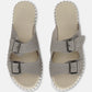Tulip Slide Sandals by Ilse Jacobsen in Grey