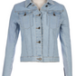 Julia Crop Denim Jacket by Kut From the Kloth in Investigate Wash