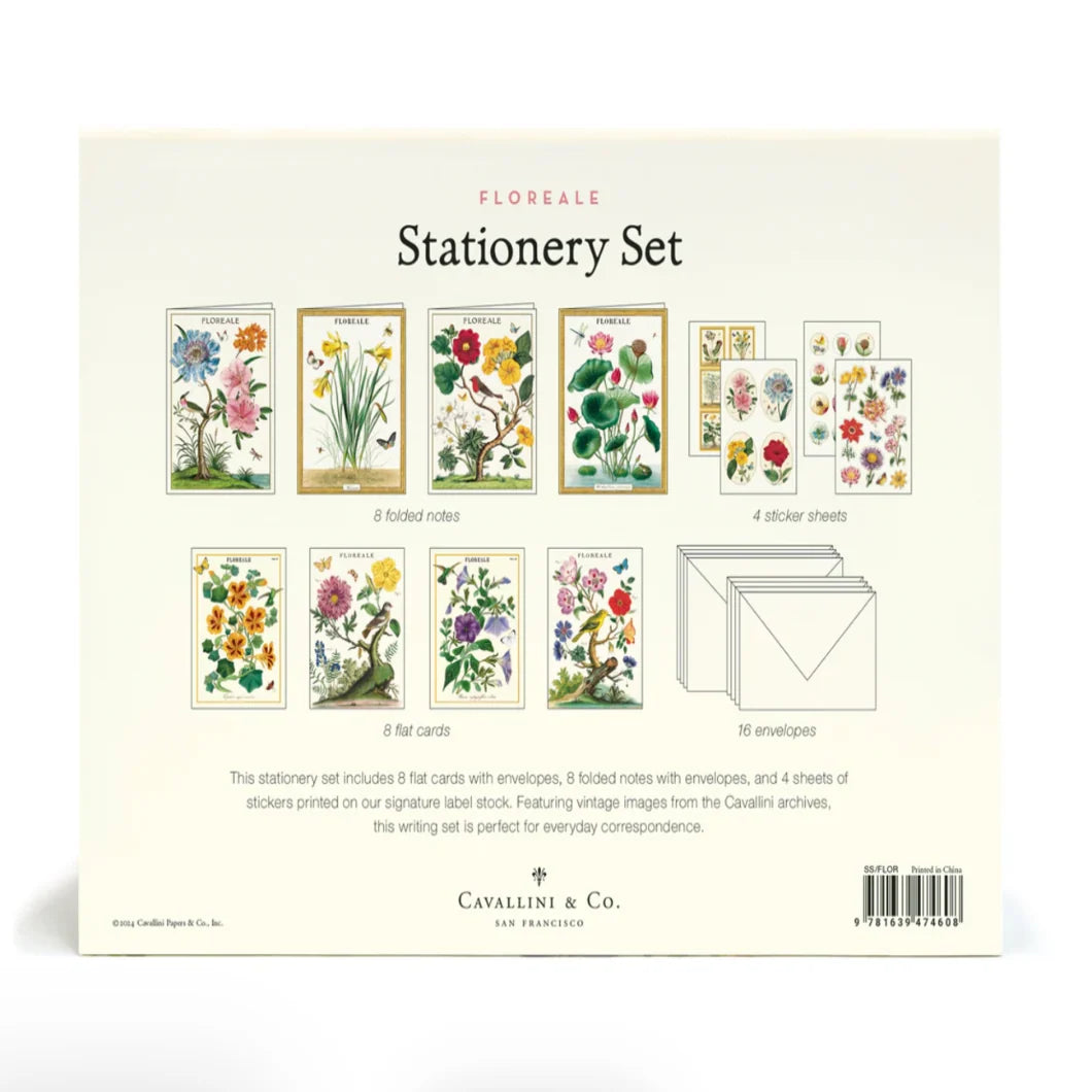 Floreale Stationary Set by Cavillini Papers & Co