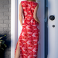Sash Dress by Cienna in Flame