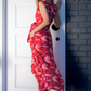 Sash Dress by Cienna in Flame