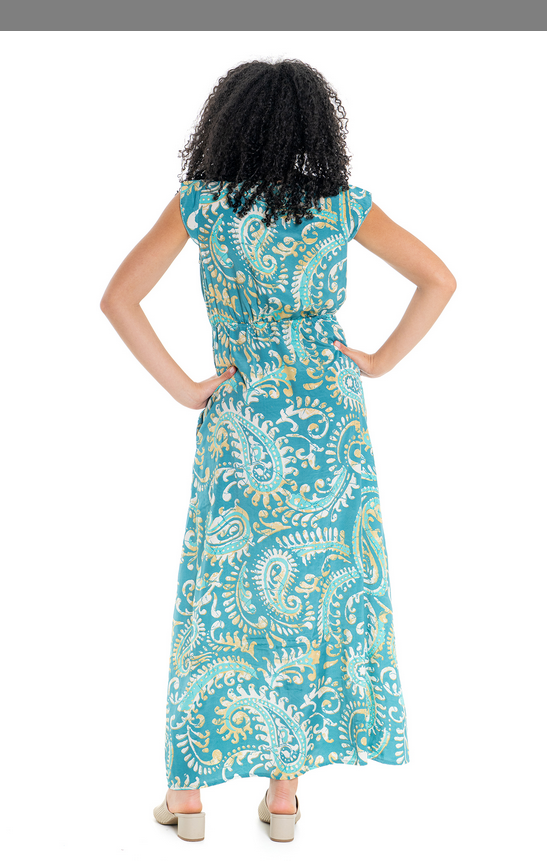 Citra Kew Dress by Cienna in Green