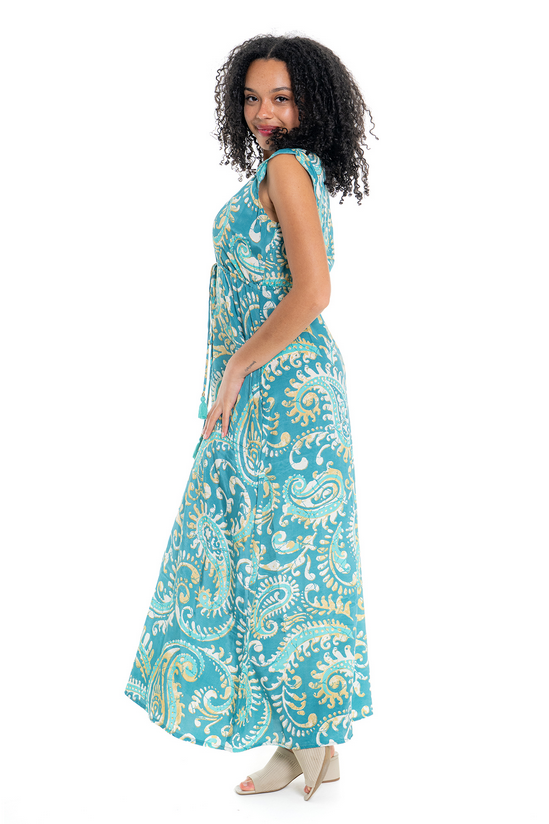 Citra Kew Dress by Cienna in Green