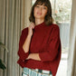 Sophia Sweater by Briton Court in Mulberry Wine