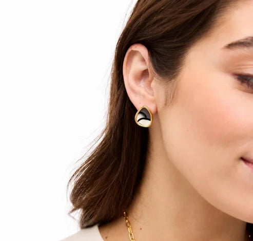 Christine Organic Stud Earring by Brackish