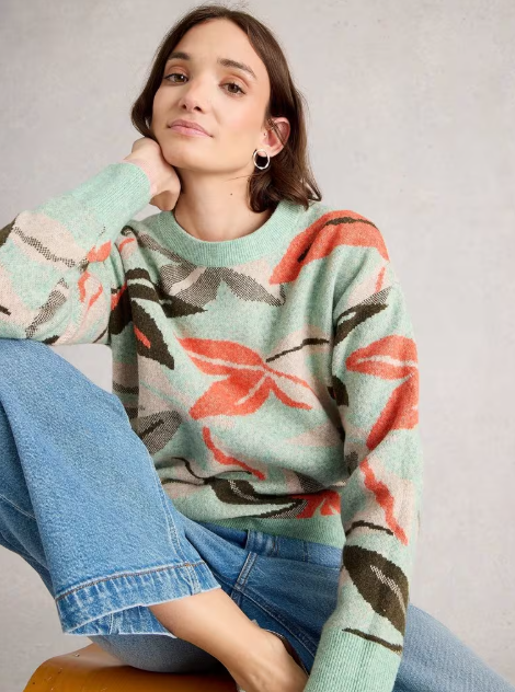 Petal Jumper by White Stuff in Green