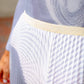 Diana Arabesque Pleated Skirt by Wild Cosmos in Ice Grey