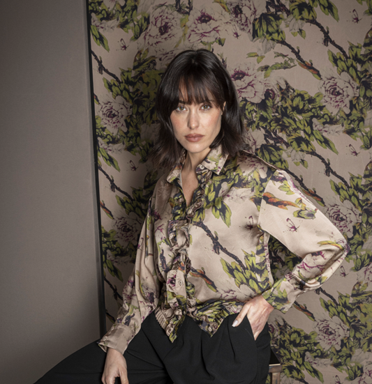 Branches Shirt by Anonyme in Pink