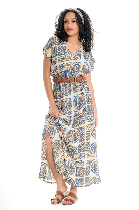 Lapis Sheath Dress by Cienna in Blue