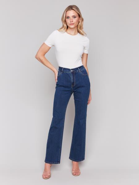 Celine Flare Leg Jeans by Charlie B in Indigo