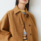 Eloiz Jacket by Suncoo in Camel Suede
