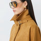 Eloiz Jacket by Suncoo in Camel Suede