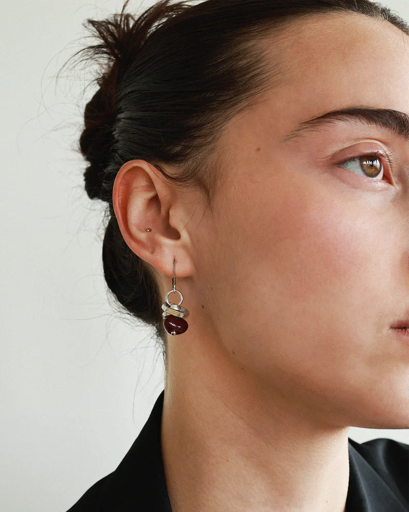 Pegasus Earring by Anne-Marie Chagnon in Cherry