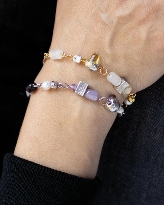 Cymelle Bracelet by Anne-Marie Chagnon in Mulberry