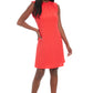 Eyelet Dress by London Times in Poppy Red