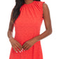 Eyelet Dress by London Times in Poppy Red