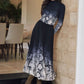 Akira Snakeskin Skirt by Wild Cosmos in Ink Mix