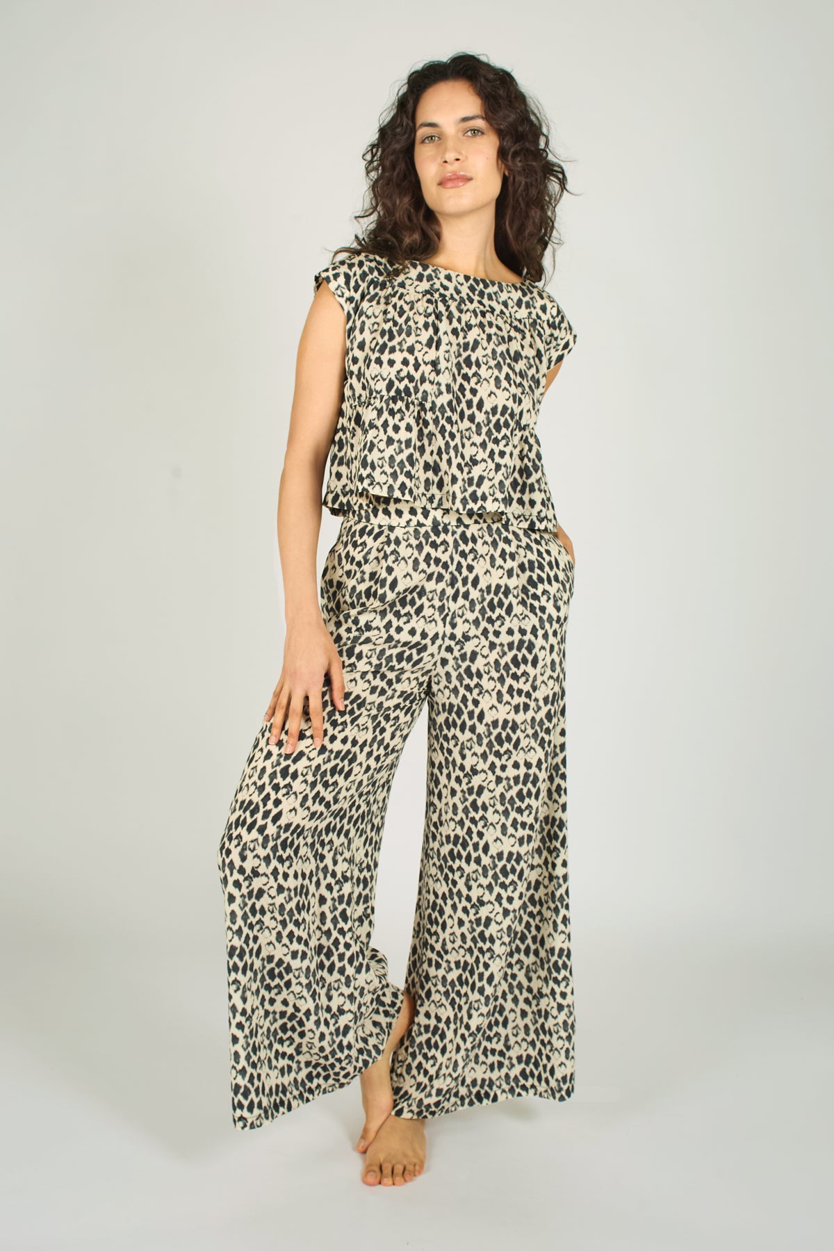 Tropical Malady Evie Trousers by Traffic People in Black