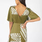 The Odes Rene Dress by Traffic People in Olive
