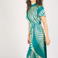 The Odes Revisited Solitude Dress by Traffic People in Blue