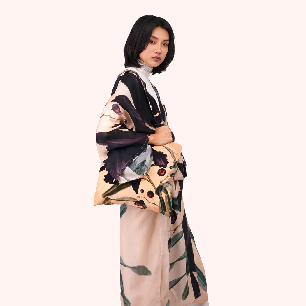 Velvet Tote by Powder Design in Midnight Orchid
